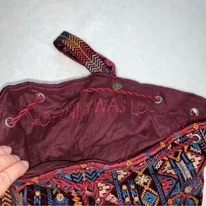 Johnny Was | Bags | Johnny Was Cleo Velvet Drawstring  display picture 3